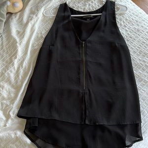 Banana Republic black, light weight top